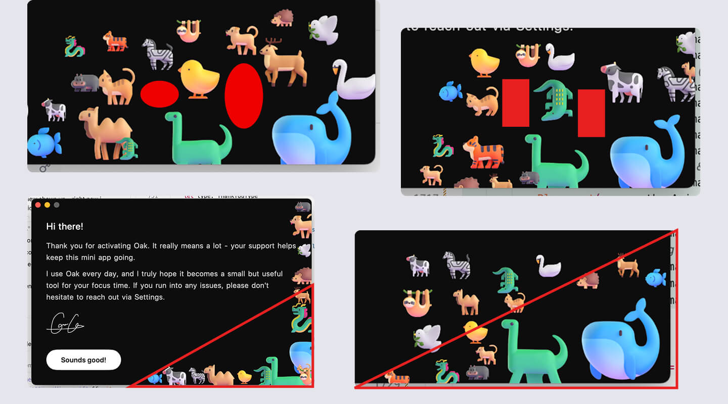 Annotating onboarding screenshots for Claude